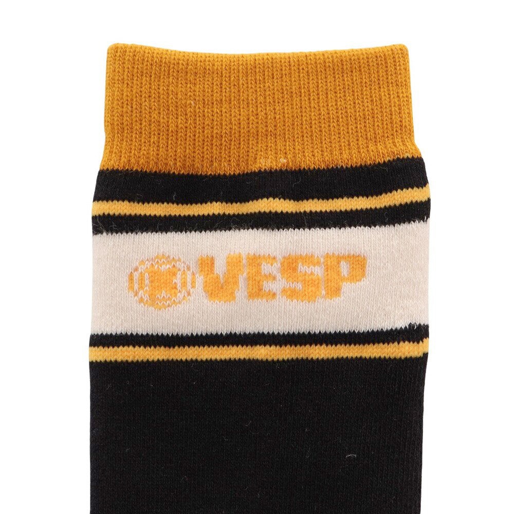 ベスプ（VESP）（キッズ）ジュニア ソックス 靴下 ブラック VPJK2002BK 防寒 雪あそび スキー スノーボード