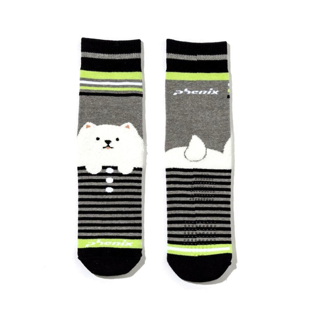フェニックス（PHENIX）（キッズ）ジュニア 靴下 ソックス Character Tube Socks ESB22SO00 BLACK
