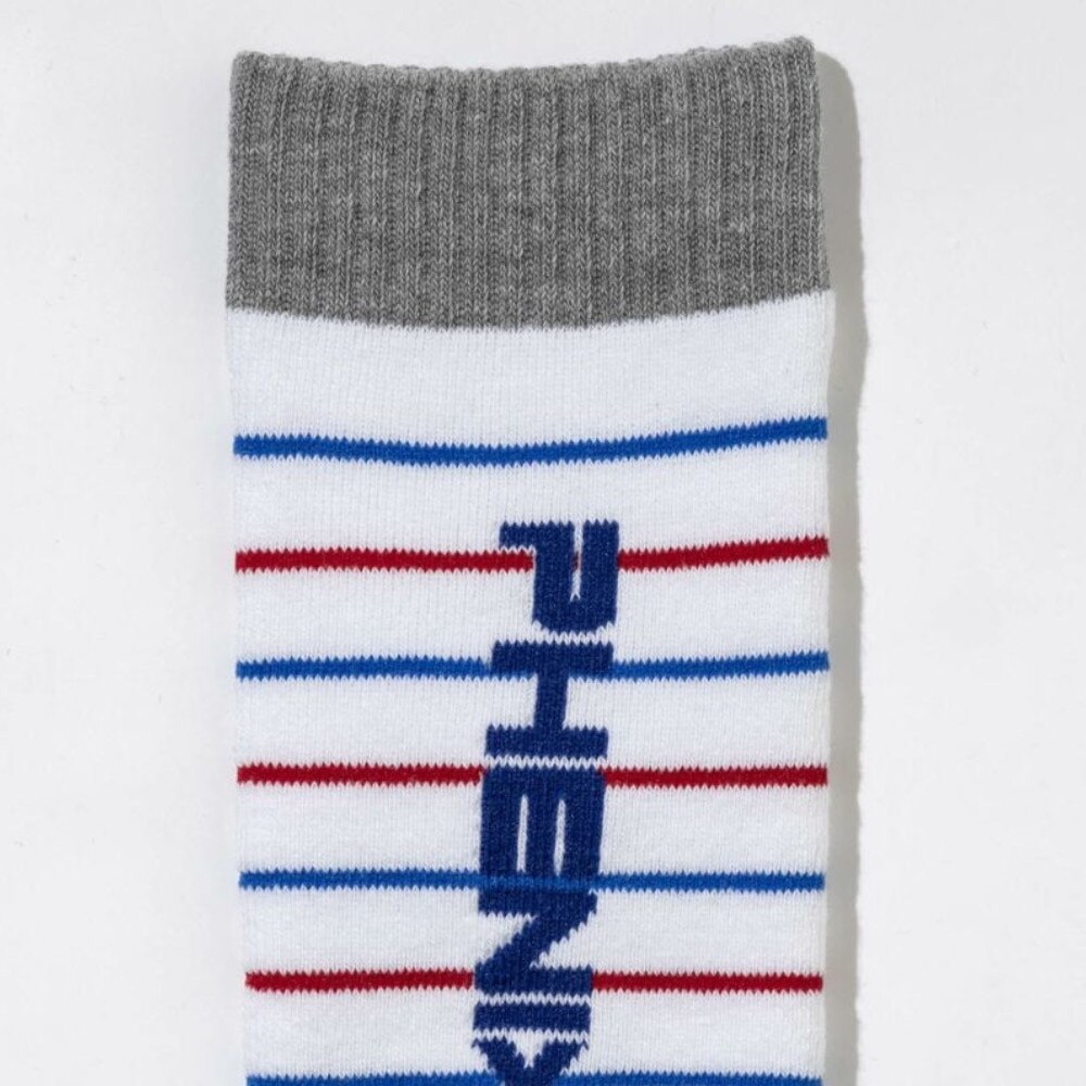 フェニックス（PHENIX）（キッズ）ジュニア 靴下 ソックス Border Socks ESB22SO12 WHITE