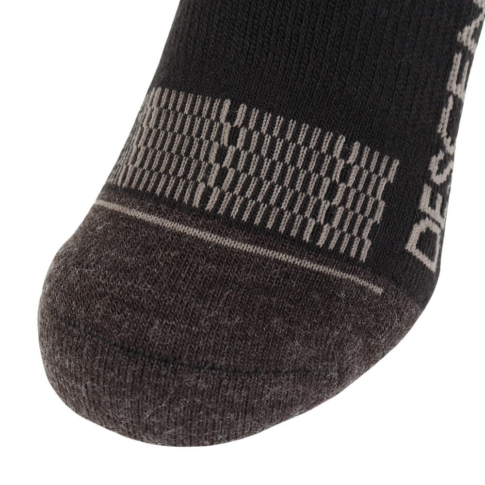 デサント（DESCENTE）（キッズ）スキーソックス ジュニアソックス 1足組 DWDWJB60 BLK