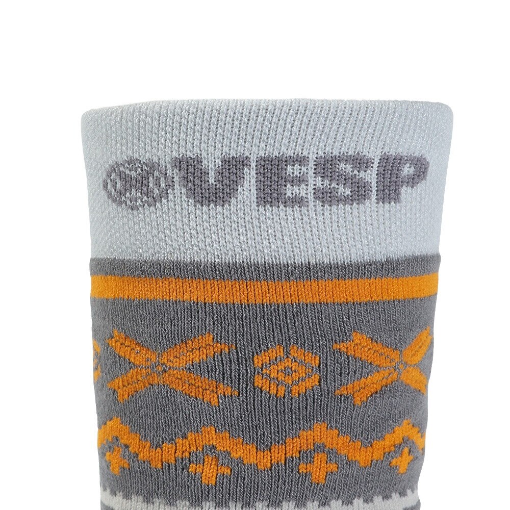 ベスプ（VESP）（キッズ）ジュニア 子供 スキー スノーボード ソックス 1足組  VPJK1003CGR