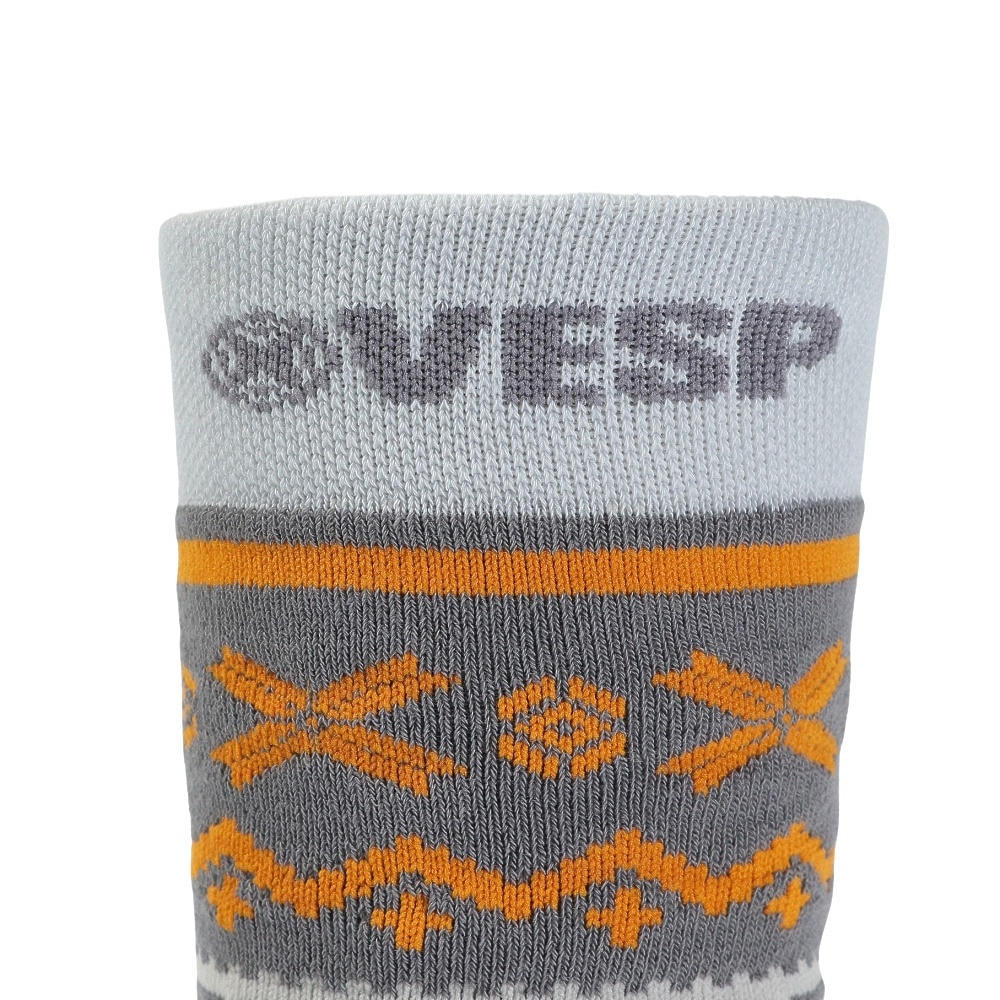 ベスプ（VESP）（キッズ）ジュニア 子供 スキー スノーボード ソックス 1足組 VPJK1003CGR