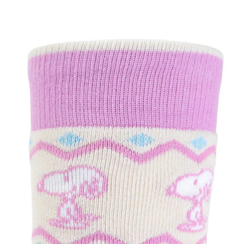 ベスプ（VESP）（キッズ）ジュニア 子供 スキー スノーボード ソックス PEANUTS スヌーピー 1足組 SNJK1018WH