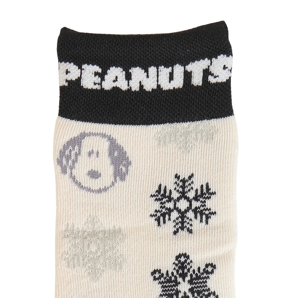 ベスプ（VESP）（キッズ）ジュニア 子供 スキー スノーボード ソックス PEANUTS スヌーピー 1足組 SNJK2007BK