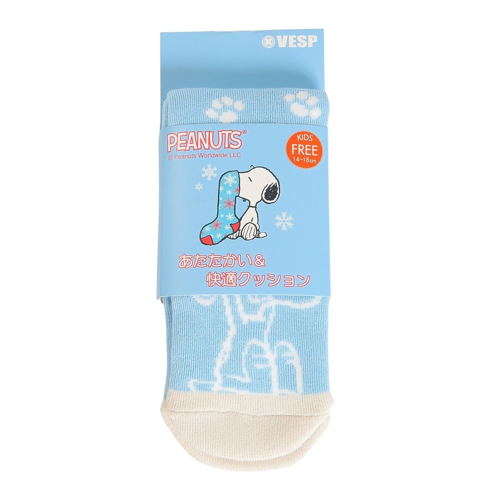 ベスプ（VESP）（キッズ）ジュニア 子供 スキー スノーボード ソックス PEANUTS スヌーピー 1足組 SNJK2008SX