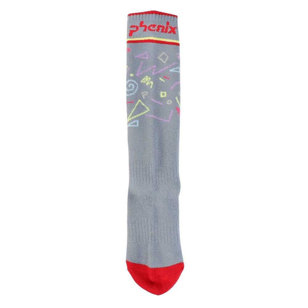 フェニックス（PHENIX）（キッズ）ジュニア 子供 スキー スノーボード ソックス Pop Star Socks ESB23SO81 GRAY