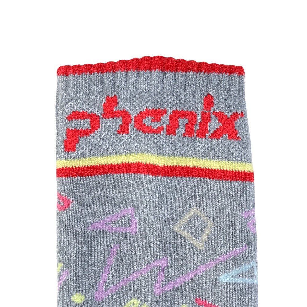 フェニックス（PHENIX）（キッズ）ジュニア 子供 スキー スノーボード ソックス Pop Star Socks ESB23SO81 GRAY