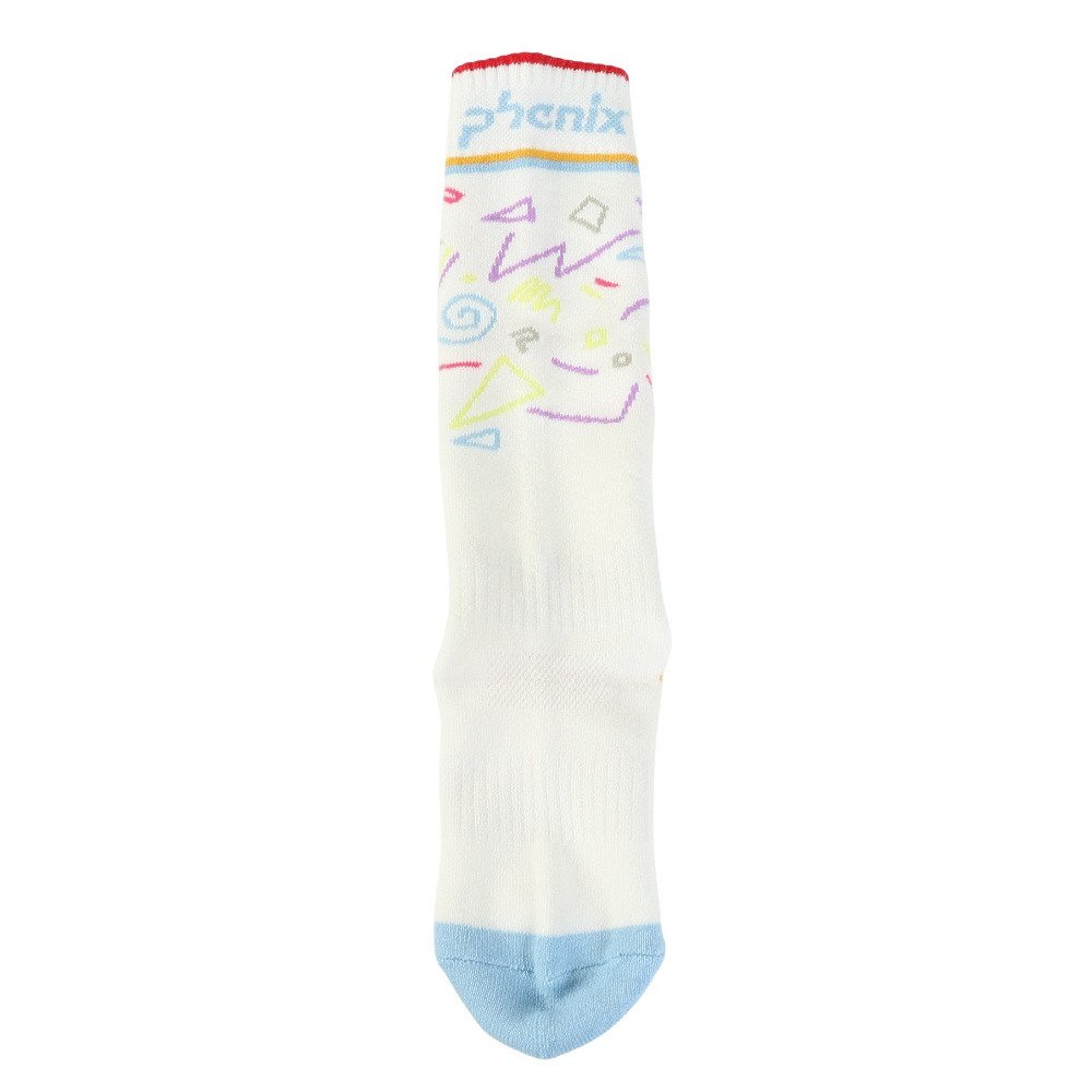 フェニックス（PHENIX）（キッズ）ジュニア 子供 スキー スノーボード ソックス Pop Star Socks ESB23SO81 WHITE