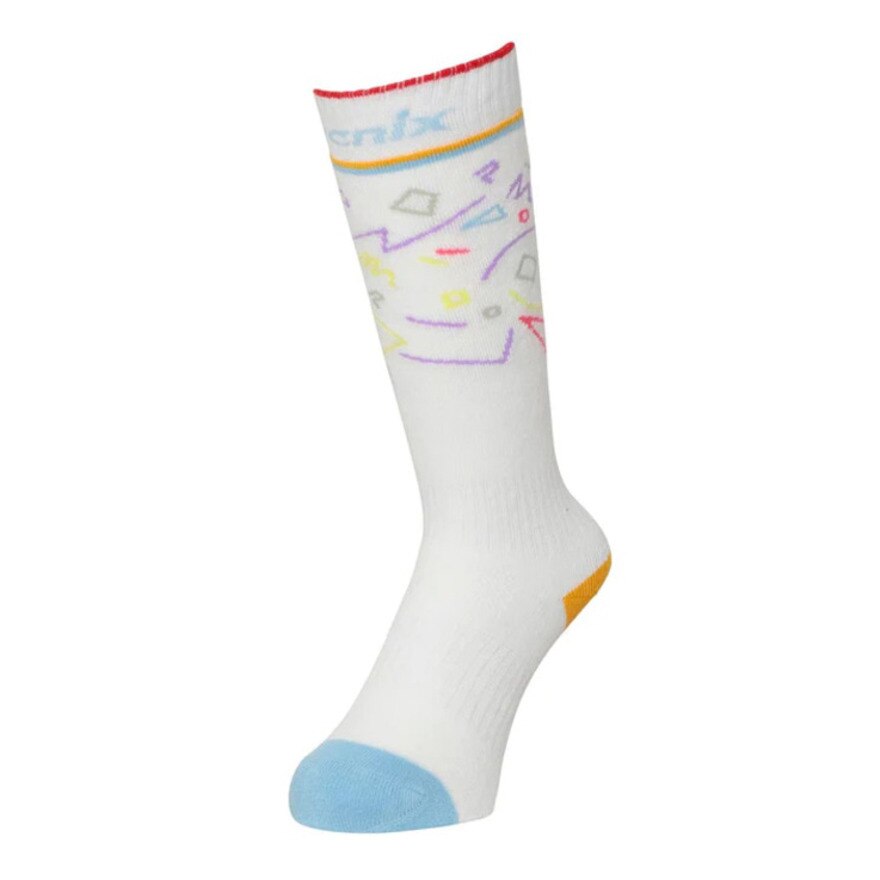 フェニックス（PHENIX）（キッズ）ジュニア 子供 スキー スノーボード ソックス Pop Star Socks ESB23SO81 WHITE