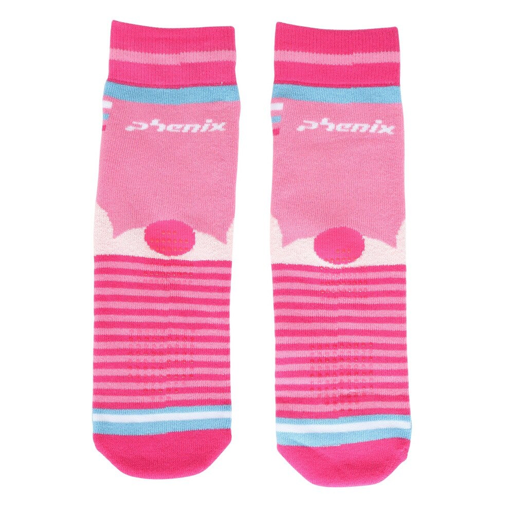 フェニックス（PHENIX）（キッズ）ジュニア キャラクター チューブ スキー ソックス ESB24SO80 PINK