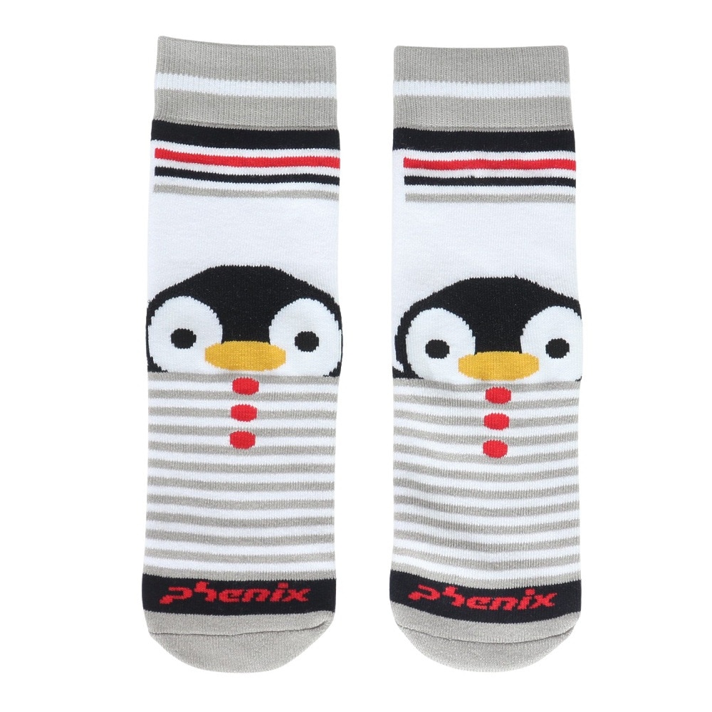 フェニックス（PHENIX）（キッズ）ジュニア キャラクター チューブ ソックス ESB24SO80 WHITE