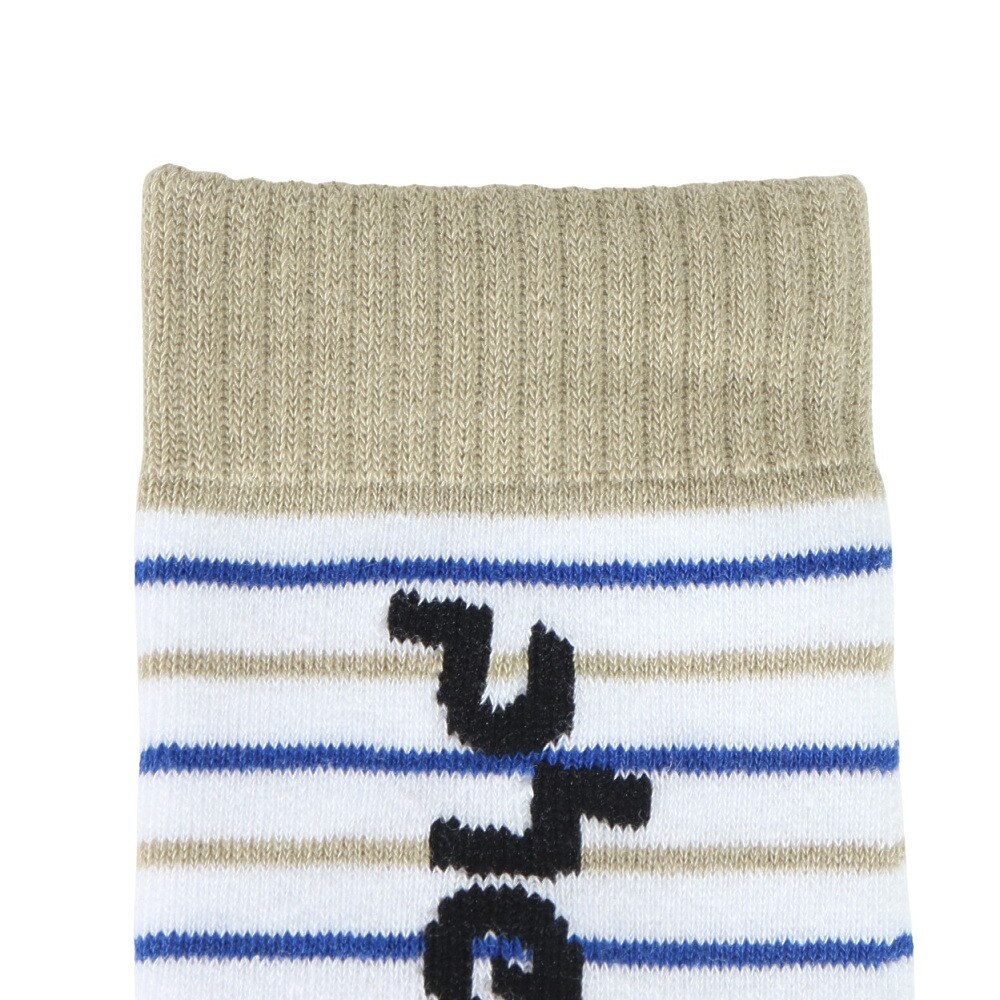 フェニックス（PHENIX）（キッズ）ジュニア マルチ ボーダー ソックス ESB24SO83 BEIGE