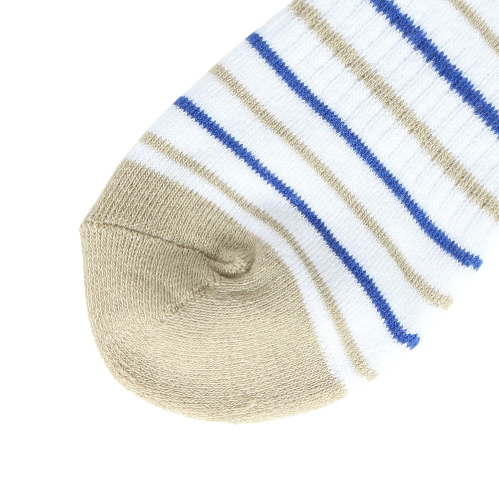 フェニックス（PHENIX）（キッズ）ジュニア マルチ ボーダー ソックス ESB24SO83 BEIGE