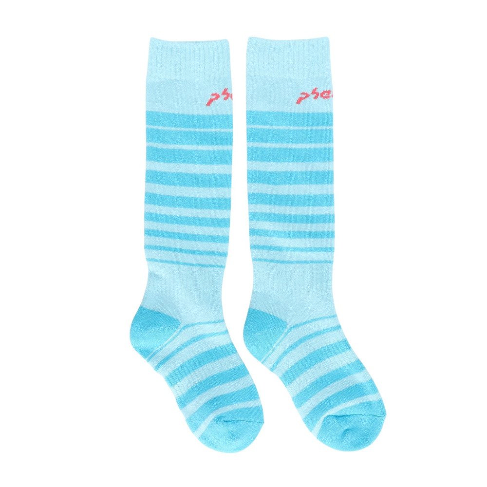 フェニックス（PHENIX）（キッズ）トーナルグラデーションボーダースキーソックス ESG25SO91PALE BLUE