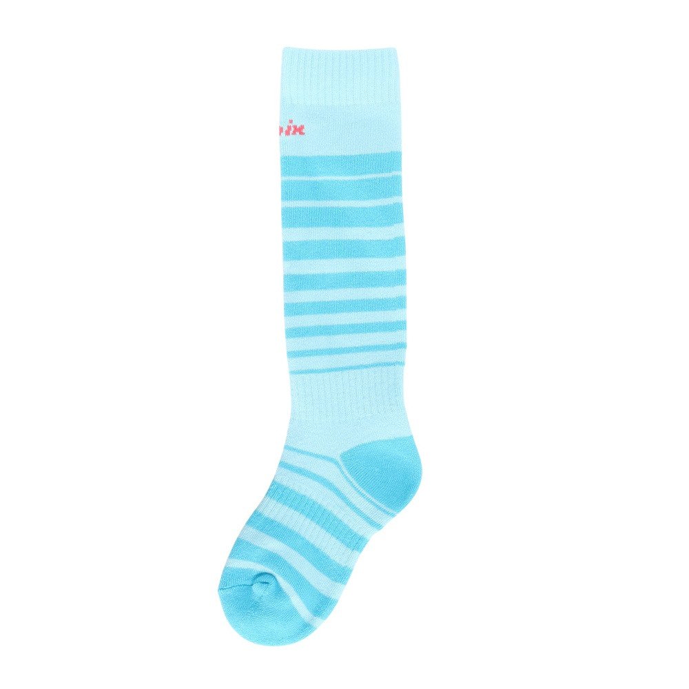 フェニックス（PHENIX）（キッズ）トーナルグラデーションボーダースキーソックス ESG25SO91PALE BLUE