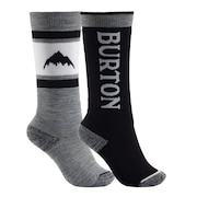 バートン(BURTON)(キッズ)スキー ソックス ジュニア ウィークエンド ミッドウェイト ソックス 2足パック 15171103001 雪遊び キッズ