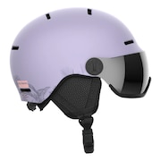 (キッズ)ヘルメット ジュニア 子供用 スノーヘルメット バイザー付き 23-24 ORKA VISOR 472594 472987 473008 473009