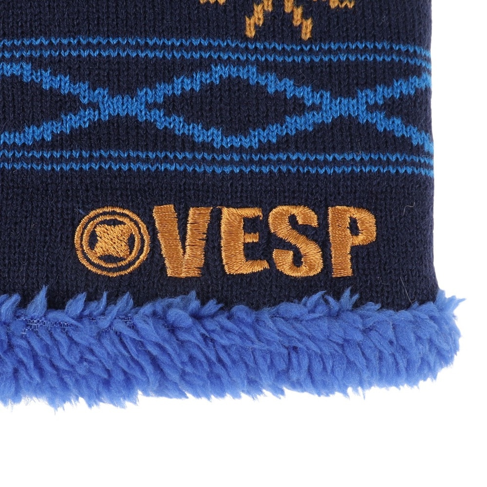 ベスプ（VESP）（キッズ）ジュニア ネックウォーマー VPJN1001NV ネイビー ブルー 防寒 秋冬 スキー スノーボード 雪遊び