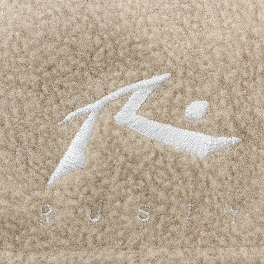 ラスティ（RUSTY）（キッズ）ジュニア フリースボア ネックウォーマー 防寒 防風 982910BEG ベージュ スキー スノーボード