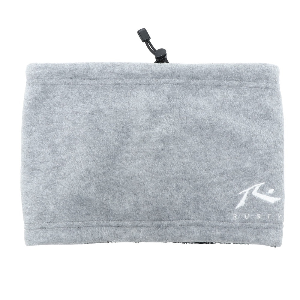 ラスティ（RUSTY）（キッズ）ジュニア フリースボア ネックウォーマー 防寒 防風 982910GRY グレー スキー スノーボード
