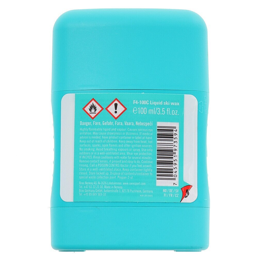 スウィックス（swix）（メンズ、レディース）ワックス 液体 リキッド スキー スノーボード スノボ 100ml 23 F4-100C