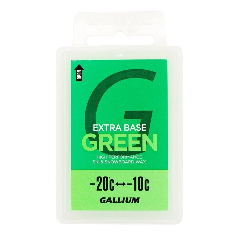 ガリウム（GALLIUM）（メンズ、レディース）スノーボード スキー ワックス WAX パラフィン EXTRA BASE GREEN 20SW2073 グリーン