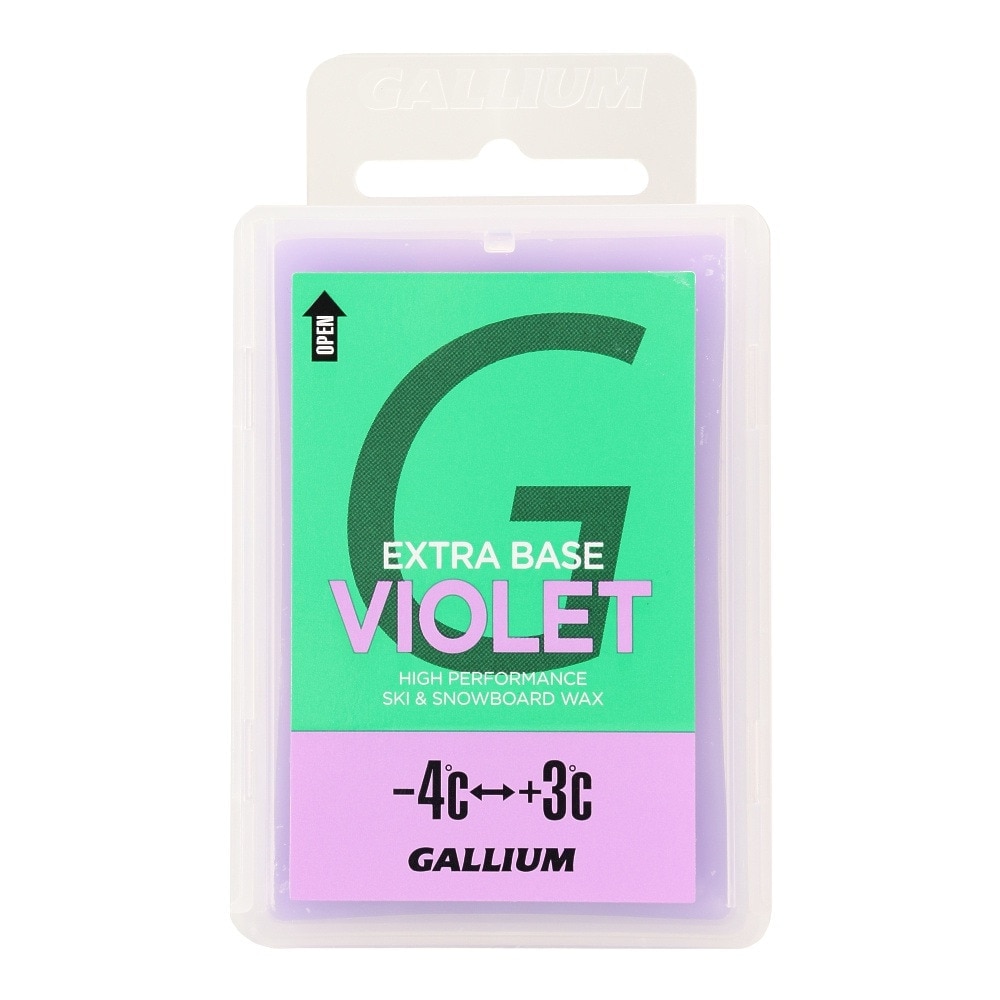 ガリウム EXTRA BASE VIOLET スキー&スノーボードワックス 100g 21SW2075