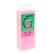 (メンズ、レディース)固形 ワックス スキー スノーボード EXTRA BASE PINK 200 21SW2080
