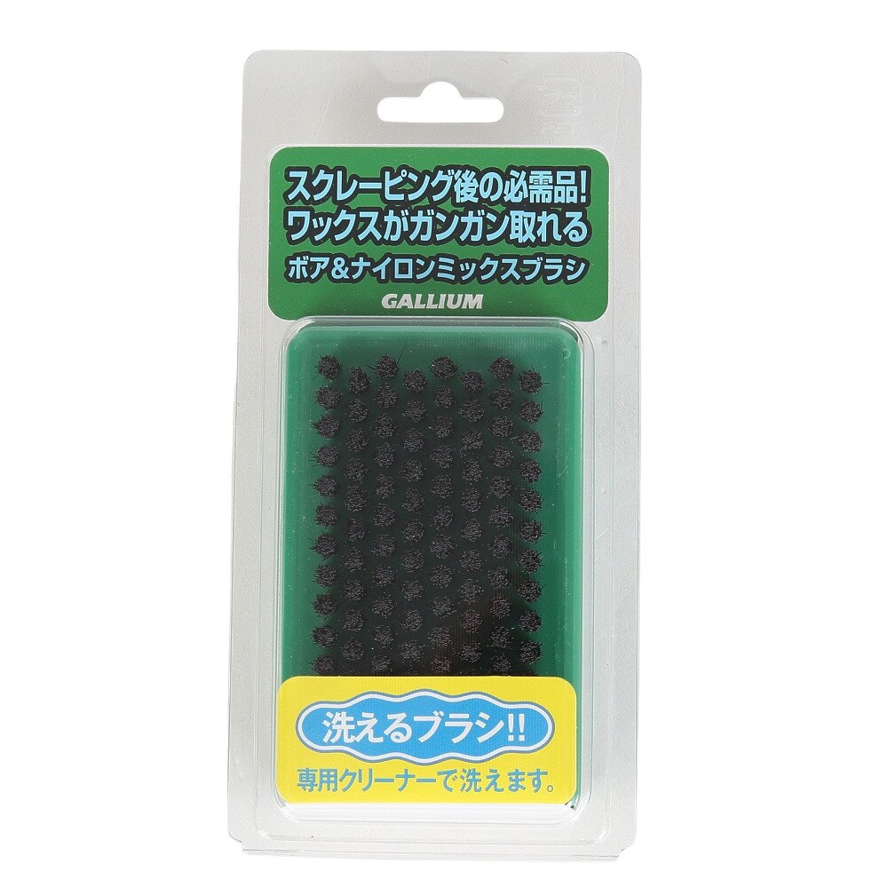 ガリウム（メンズ、レディース）ブラシ スノーボード スキー ボア&ナイロン ミックスブラシ TU0207 メンテナンス
