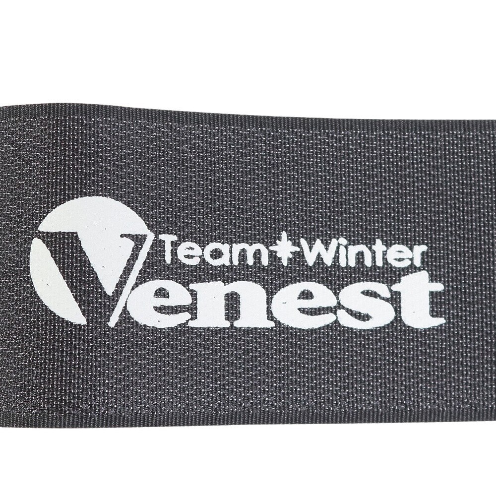 Team Venest（メンズ、レディース）スキー フィックス バンド 23TWV-9805 BLK