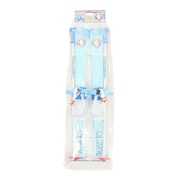 (キッズ)ジュニア スキーセット パンダ 80cm ブルー ストック付き ブーツ対応