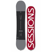セッションズ（SESSIONS）（メンズ）スノーボード板 スノボ デッキ 23 OUTSIDER 22100226 GY/CH 2022-2023 グレー×ブラック