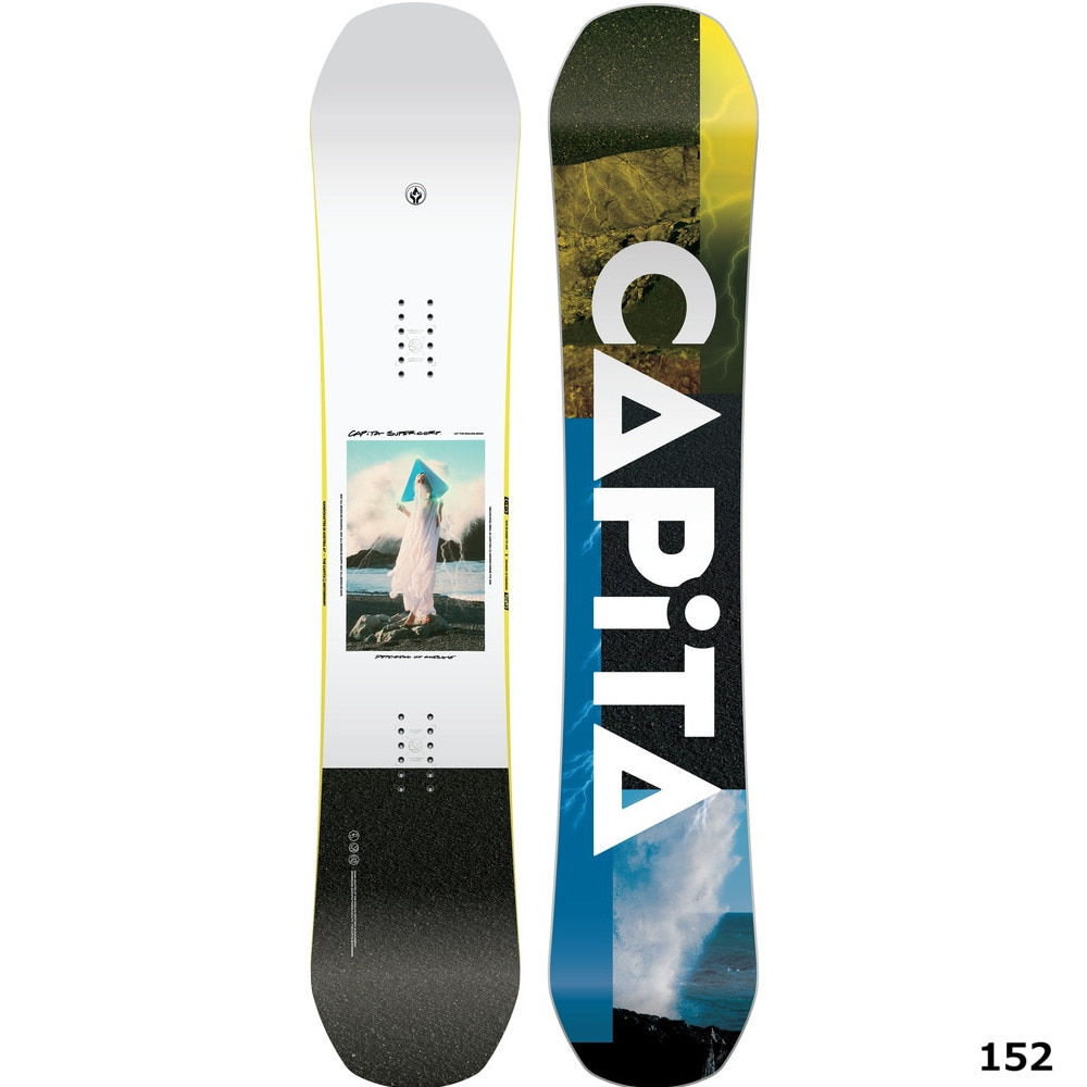 キャピタ（CAPITA）（メンズ）スノーボード板 23-24 D.O.A. 1231106 オールラウンド ハイブリッドキャンバー