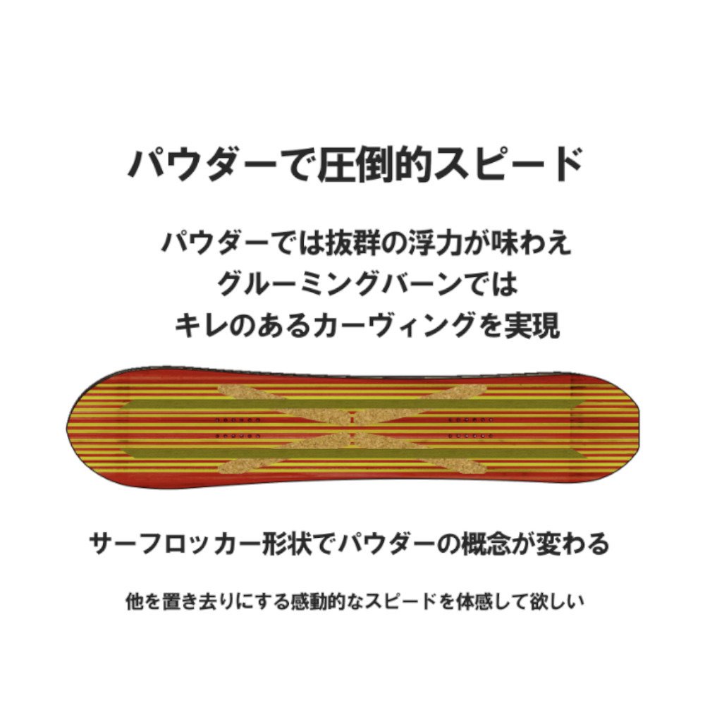 キャピタ(CAPITA)(メンズ)スノーボード板 23-24 SPRING BREAK POWDER RACERS 1231171 ...