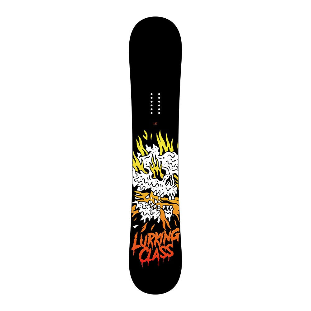 LURKING CLASS（LURKING CLASS）（メンズ、レディース）スノーボード板 FIRESKULL WCAMBER147 LC147