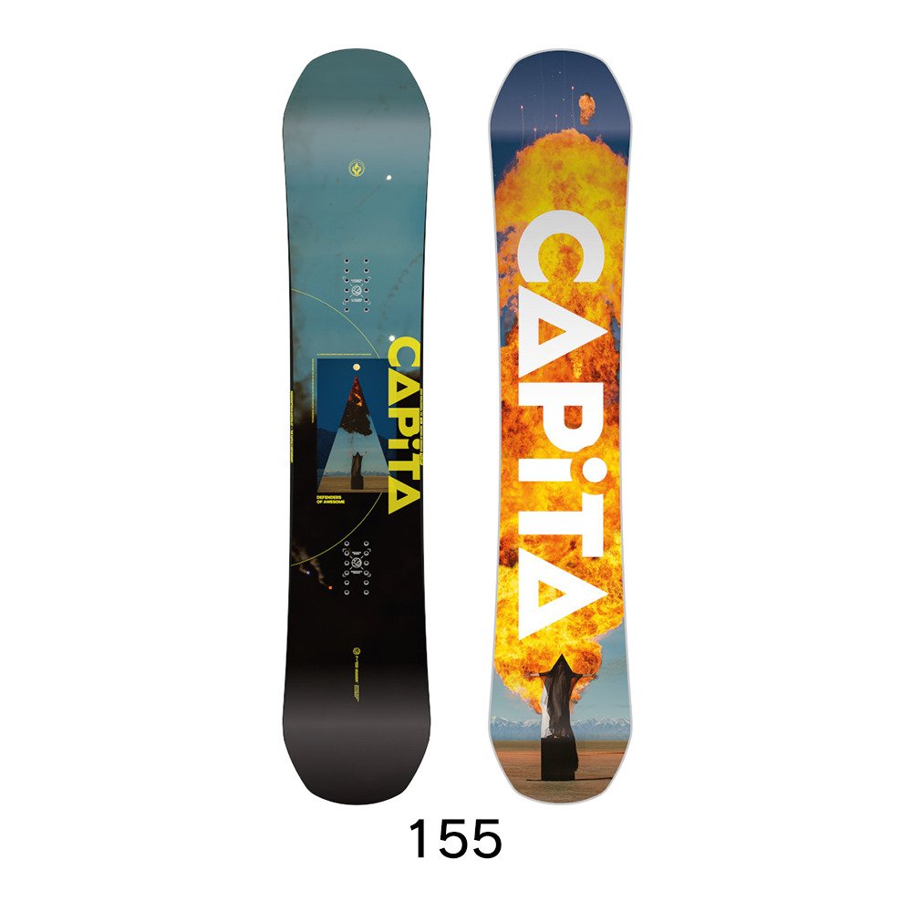 キャピタ（CAPITA）（メンズ）24-25モデル スノーボード板 25 D.O.A WIDE 1241106 オールラウンド グラトリ ハイブリッドキャンバー