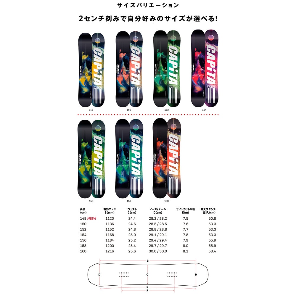 24-25モデル. CAPITA .『 OUTERSPASE LIVING 』. キャピタ
