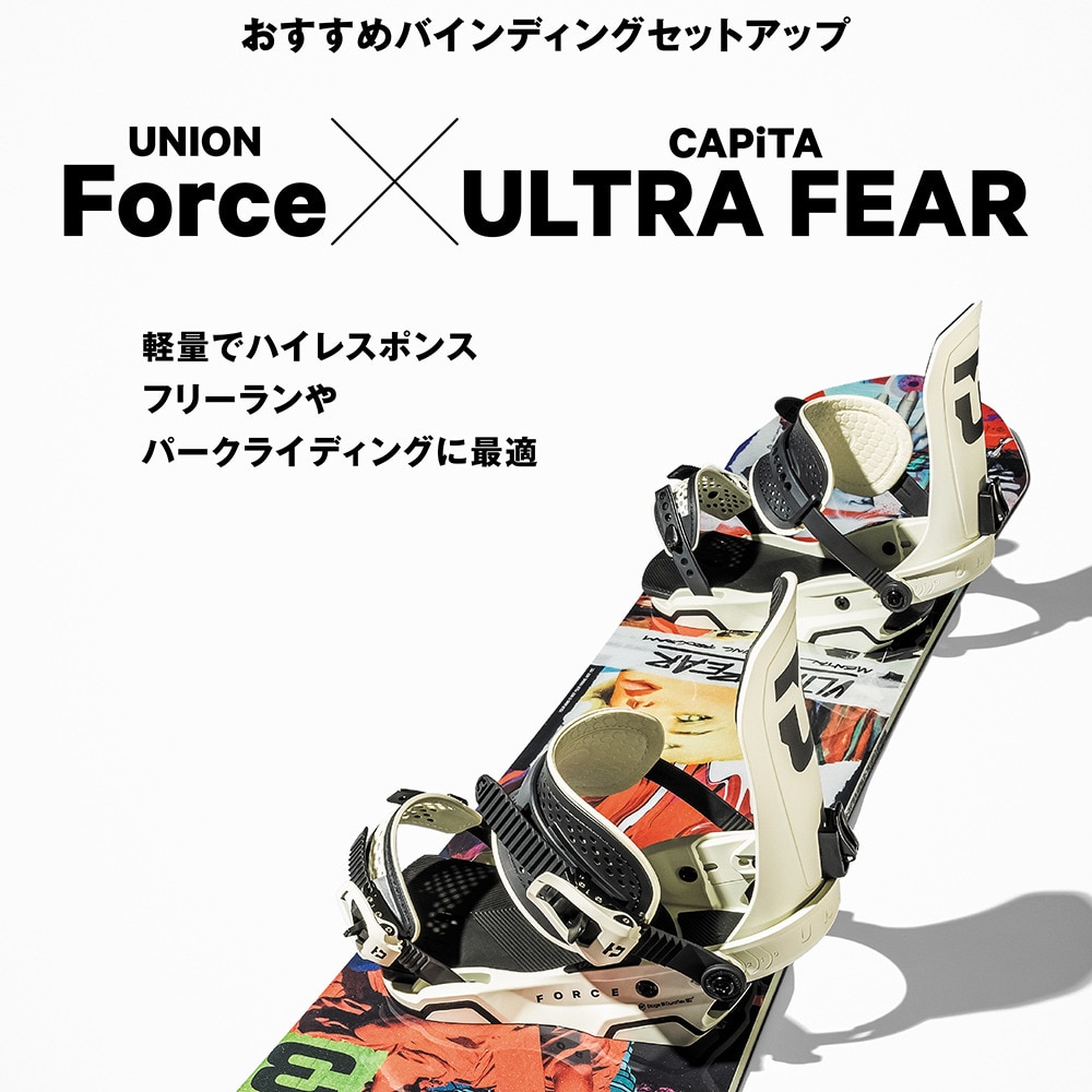 キャピタ（CAPITA）（メンズ）24-25モデル スノーボード板 25 ULTRAFEAR 1241118 グラトリ ハイブリッドキャンバー