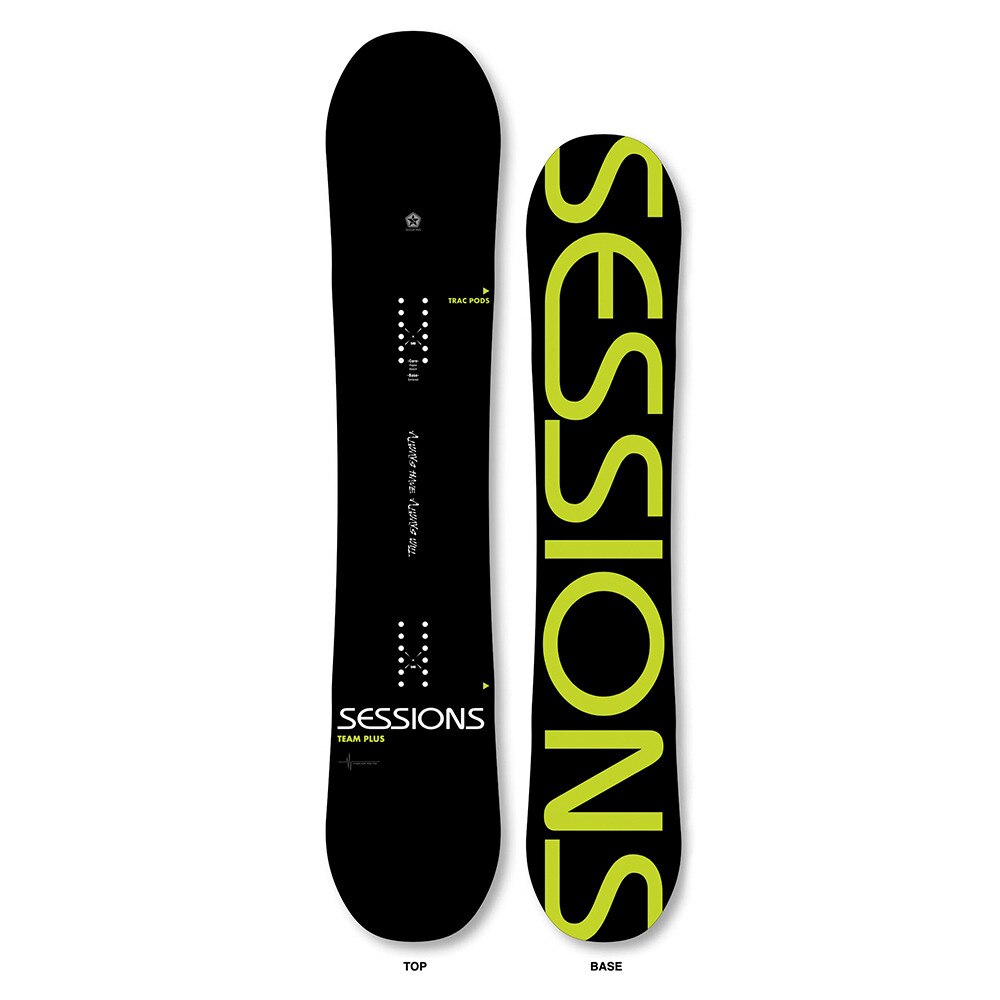 セッションズ（SESSIONS）（メンズ）スノーボード板 24-25 TEAM PLUS 24100265 BLK