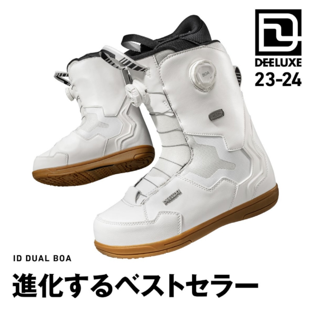 ディーラックス（DEELUXE）（メンズ）スノーボードブーツ 23-24 ID Dual Boa 572313-1000/9110