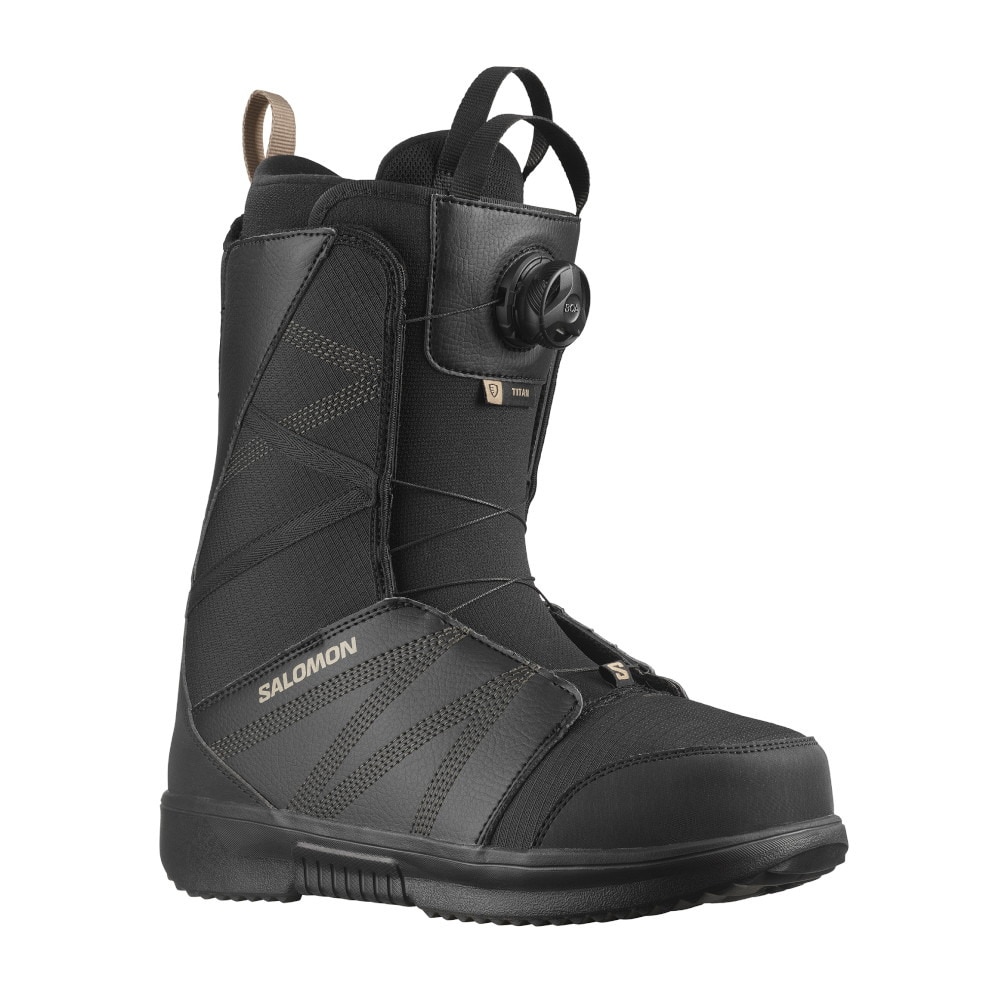 サロモン（SALOMON）（メンズ）スノーボード ブーツ メンズ ダイヤル式 23-24 TITAN BOA BLACK L47242900