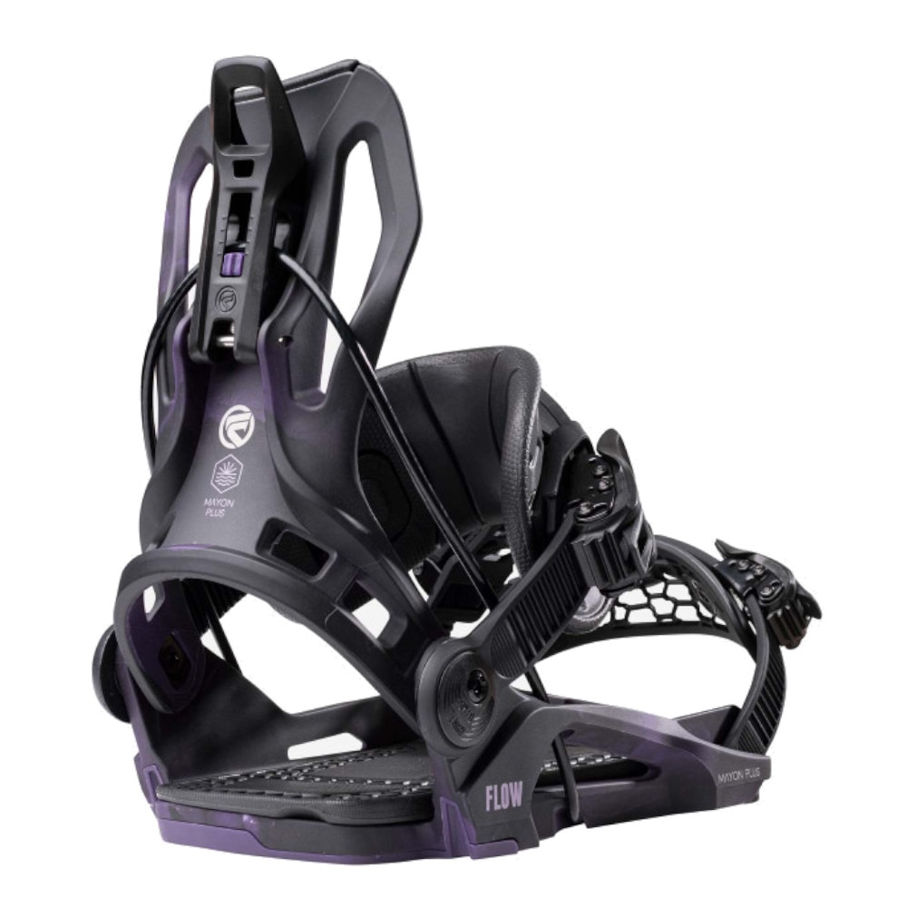 フロー（FLOW BINDINGS）（メンズ、レディース）スノーボード スノボ ビンディング バインディング ブラック パープル 23 MAYON-PLUS BLACKPLUM