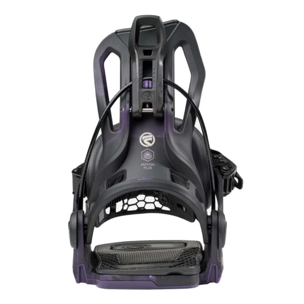 フロー（FLOW BINDINGS）（メンズ、レディース）スノーボード スノボ ビンディング バインディング ブラック パープル 23  MAYON-PLUS BLACKPLUM