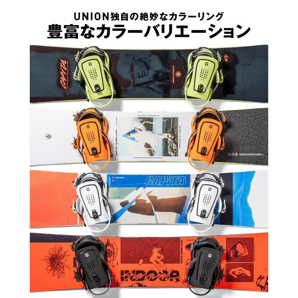 ユニオン（UNION）（メンズ、レディース）スノーボードビンディング 型落ち 23-24 Force フォース 231042 オールラウンド
