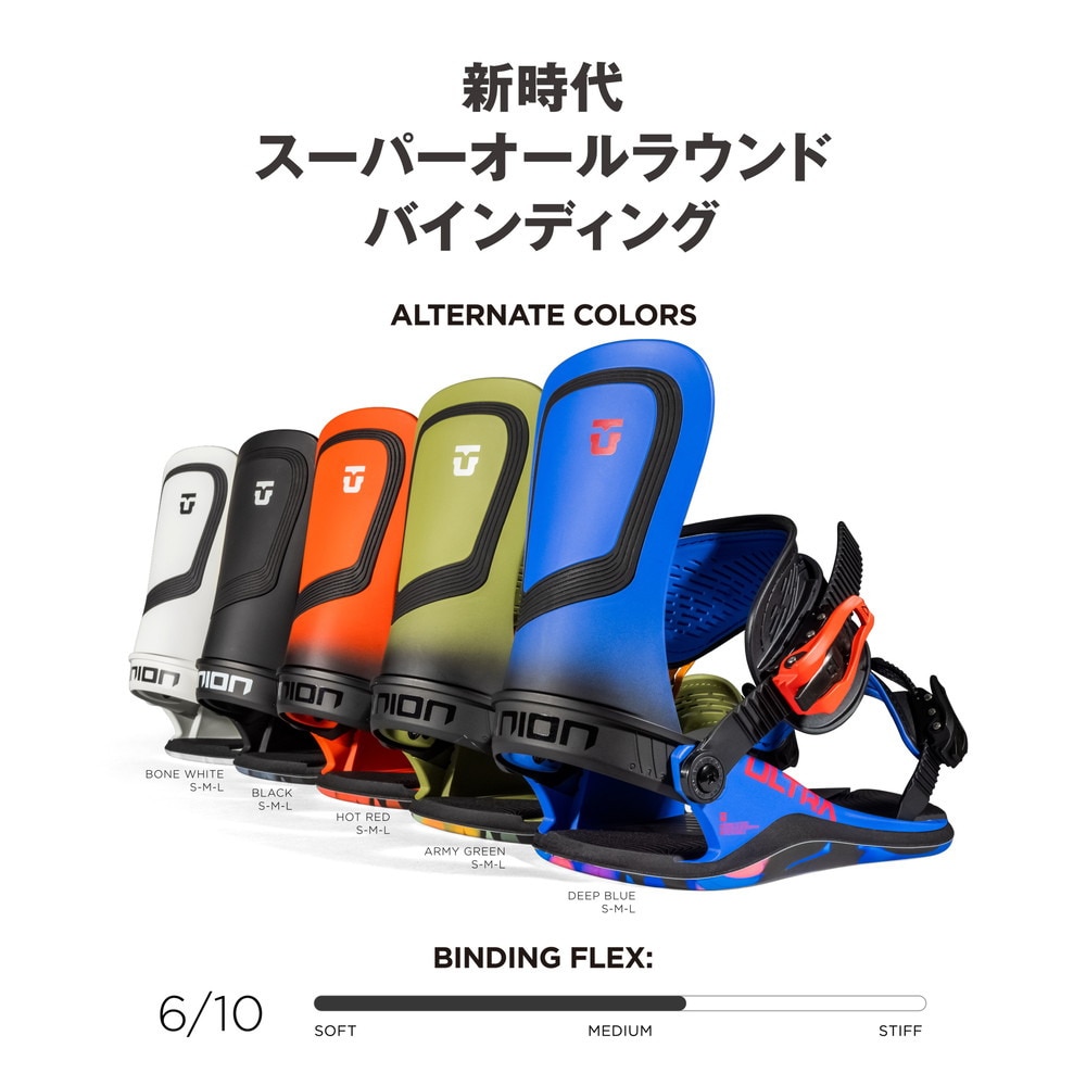 ユニオン（UNION）（メンズ、レディース）スノーボードビンディング 23-24 Ultra Men 232021