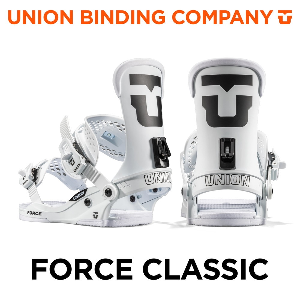 ユニオン（UNION）（メンズ、レディース）スノーボードビンディング 23-24 Force Classic 237022 オールラウンド フリーラン