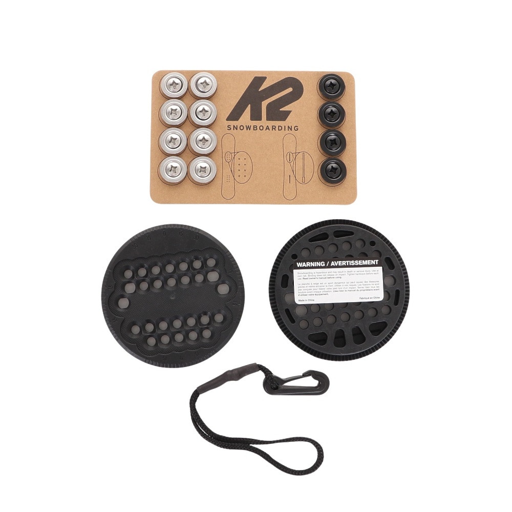 ケーツー スノーボード（K2 SNOWBOARDING）（メンズ）スノーボードビンディング BOND B230401303 BLACK /WHITE