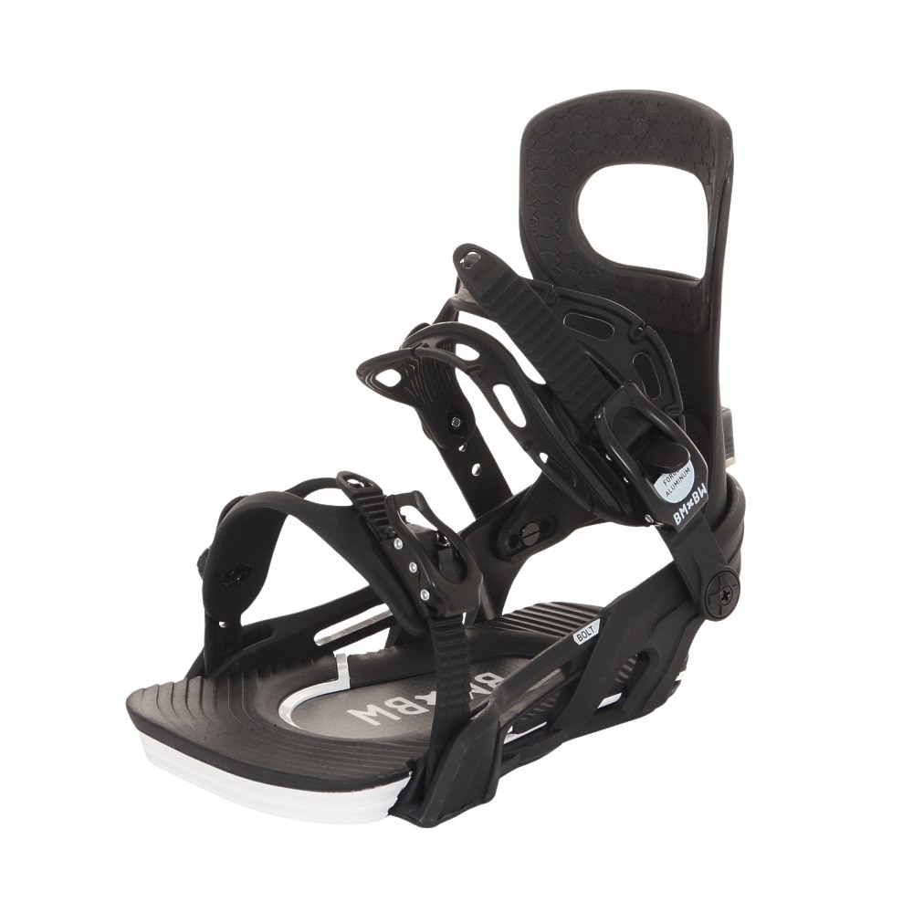BENTMETAL BINDING（BENTMETAL BINDING）（メンズ）スノーボードビンディング BOLT BLK 202324230122