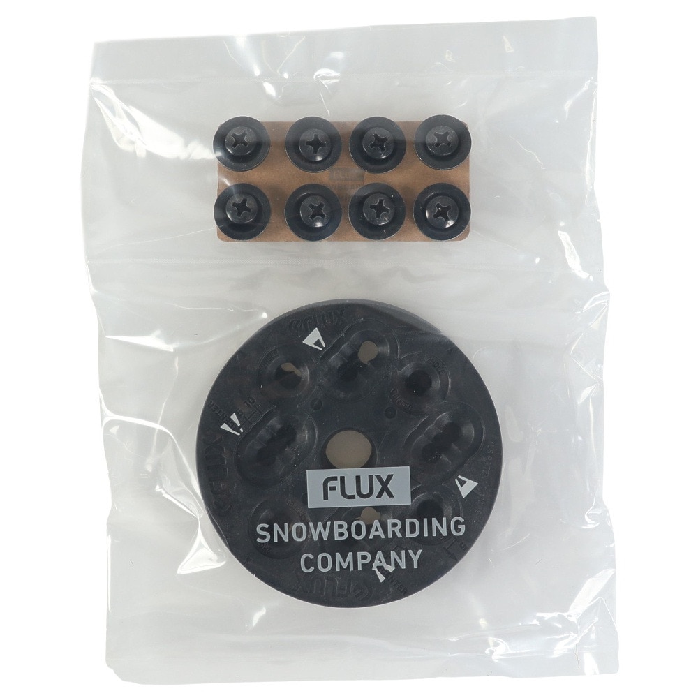 フラックス（FLUX）（メンズ、レディース）スノーボードビンディング 23-24モデル PR BLACK WHITE Mサイズ FPR02 M