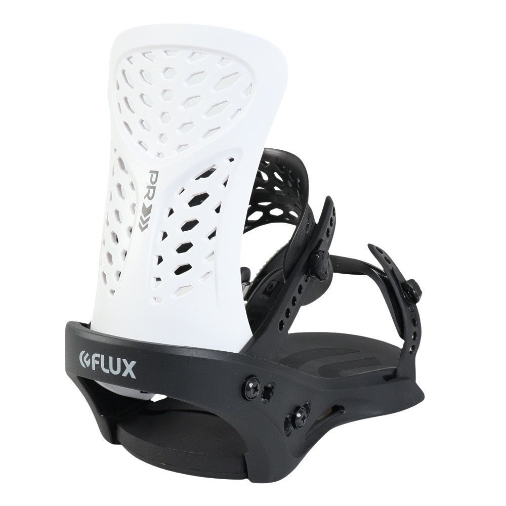フラックス（FLUX）（メンズ、レディース）スノーボードビンディング 23-24モデル PR BLACK WHITE Mサイズ FPR02 M
